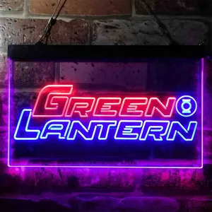Green Lantern Neon-Like LED Sign