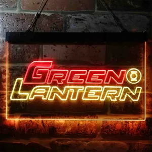 Green Lantern Neon-Like LED Sign