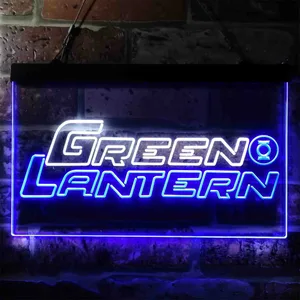 Green Lantern Neon-Like LED Sign