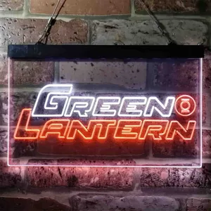 Green Lantern Neon-Like LED Sign