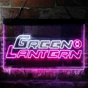 Green Lantern Neon-Like LED Sign