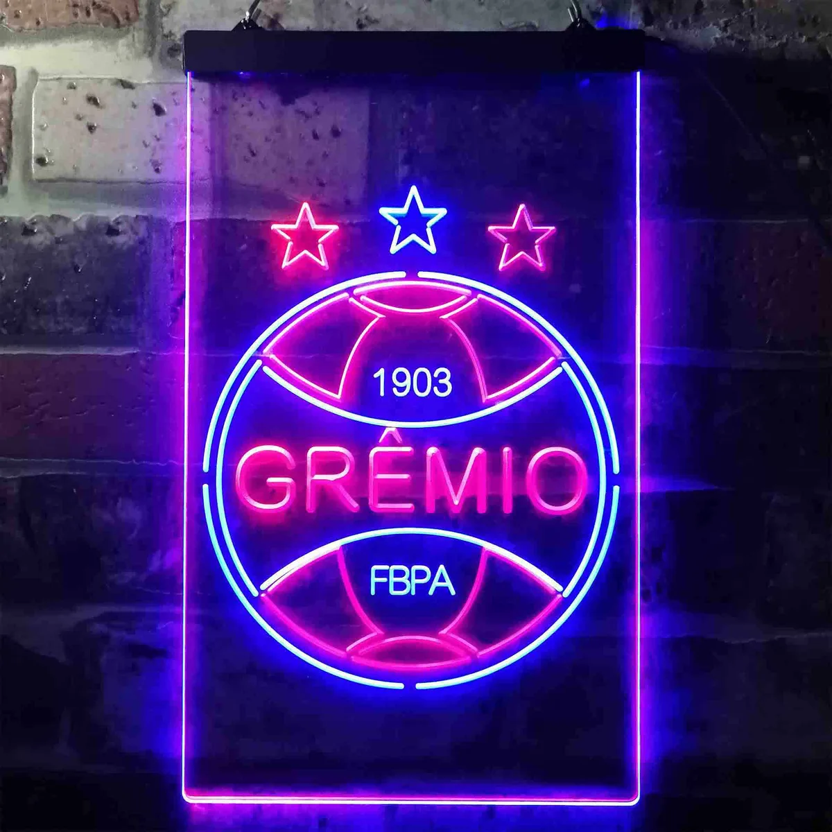 Gremio Foot-Ball Porto Alegrense Logo Neon-Like LED Sign
