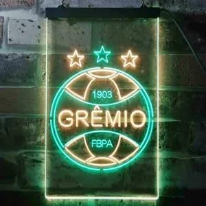 Gremio Foot-Ball Porto Alegrense Logo Neon-Like LED Sign