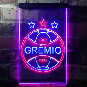 Gremio Foot-Ball Porto Alegrense Logo Neon-Like LED Sign
