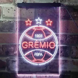 Gremio Foot-Ball Porto Alegrense Logo Neon-Like LED Sign
