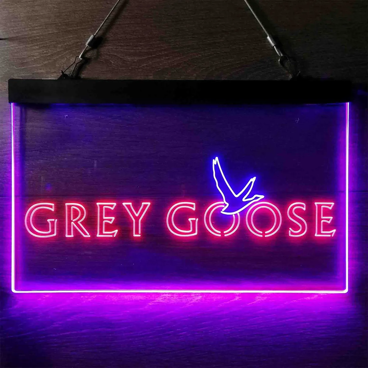 Grey Goose Bird Neon-Like LED Sign