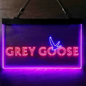 Grey Goose Bird Neon-Like LED Sign