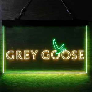 Grey Goose Bird Neon-Like LED Sign