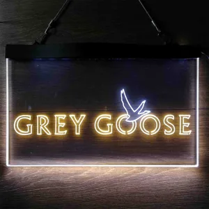 Grey Goose Bird Neon-Like LED Sign