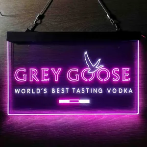 Grey Goose Logo Neon-Like LED Sign