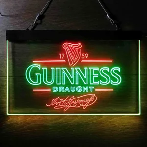Guinness Draught Arthur Guinness Neon-Like LED Sign