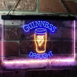 Guinness Draught Glass Neon-Like LED Sign