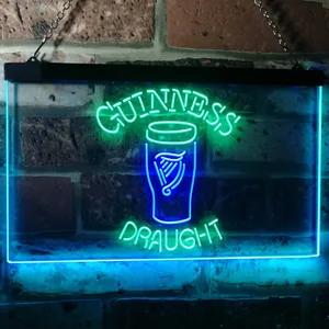 Guinness Draught Glass Neon-Like LED Sign