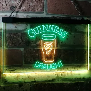 Guinness Draught Glass Neon-Like LED Sign