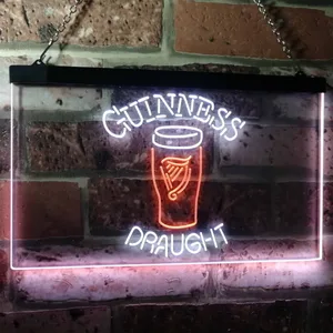 Guinness Draught Glass Neon-Like LED Sign