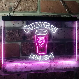 Guinness Draught Glass Neon-Like LED Sign