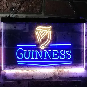 Guinness Logo 2 Neon-Like LED Sign