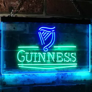 Guinness Logo 2 Neon-Like LED Sign