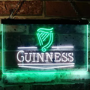 Guinness Logo 2 Neon-Like LED Sign