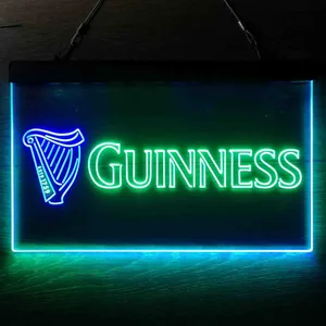 Guinness Logo Neon-Like LED Sign