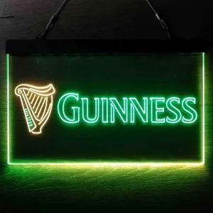 Guinness Logo Neon-Like LED Sign