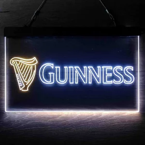 Guinness Logo Neon-Like LED Sign