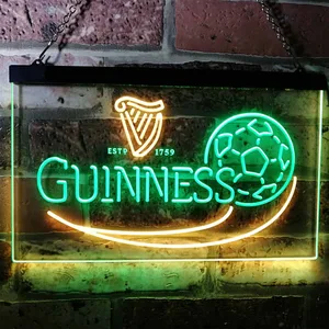 Guinness Soccer Neon-Like LED Sign