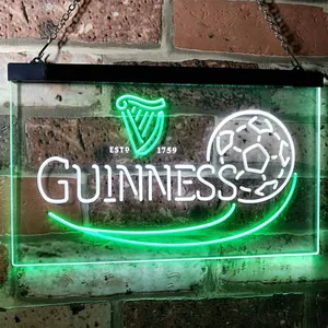 Guinness Soccer Neon-Like LED Sign