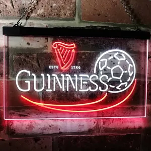 Guinness Soccer Neon-Like LED Sign