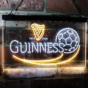 Guinness Soccer Neon-Like LED Sign