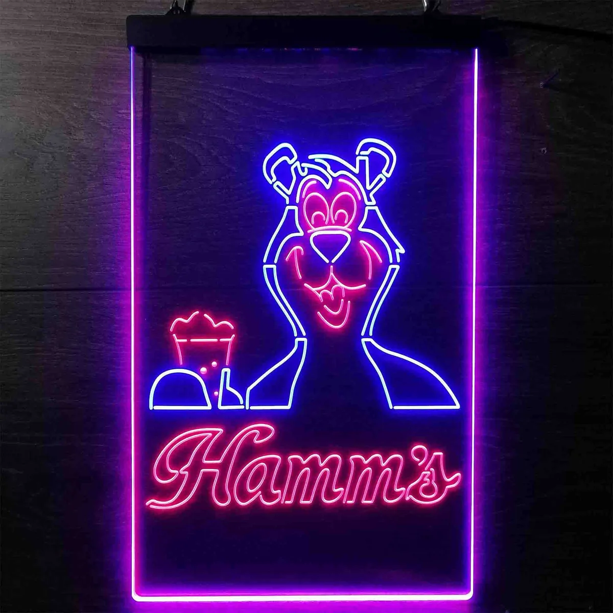 Hamm's Bear 2 Neon-Like LED Sign