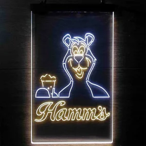 Hamm's Bear 2 Neon-Like LED Sign