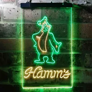 Hamm's Bear Standing Neon-Like LED Sign