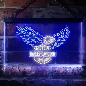 Harley Davidson Eagle 3 Neon-Like LED Sign