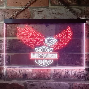 Harley Davidson Eagle 3 Neon-Like LED Sign