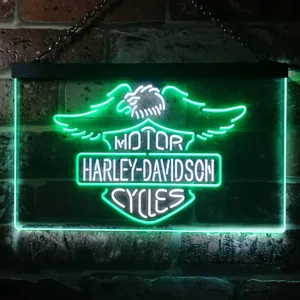 Harley Davidson Eagle Neon-Like LED Sign
