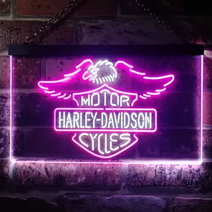 Harley Davidson Eagle Neon-Like LED Sign