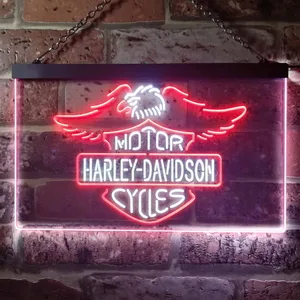 Harley Davidson Eagle Neon-Like LED Sign