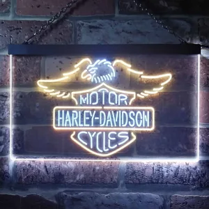 Harley Davidson Eagle Neon-Like LED Sign
