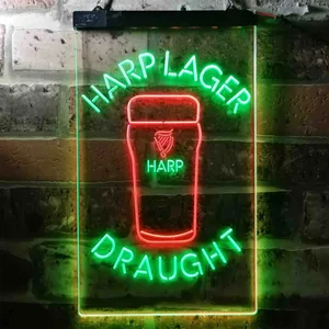 Harp Draught Neon-Like LED Sign