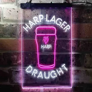 Harp Draught Neon-Like LED Sign