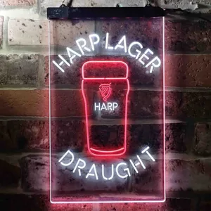 Harp Draught Neon-Like LED Sign