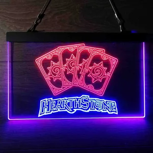 Hearthstone Cards Neon-Like LED Sign