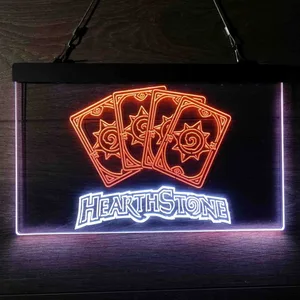 Hearthstone Cards Neon-Like LED Sign