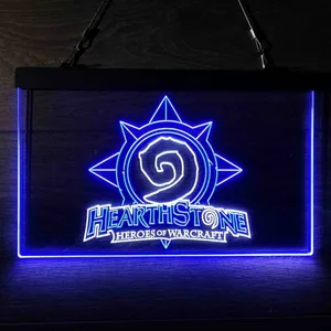 Hearthstone Heroes of Warcraft Neon-Like LED Sign
