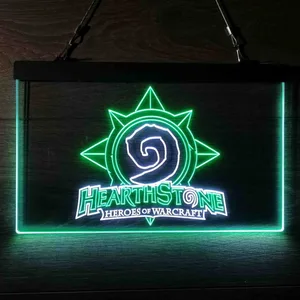 Hearthstone Heroes of Warcraft Neon-Like LED Sign