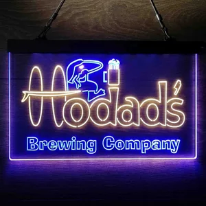 Hodad's Brewing Company Logo Neon-Like LED Sign