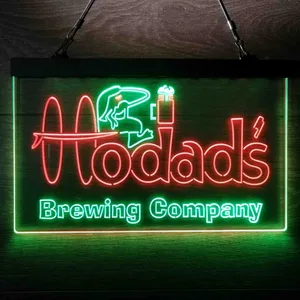 Hodad's Brewing Company Logo Neon-Like LED Sign