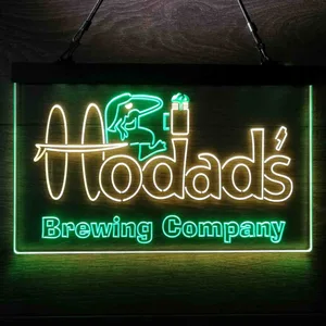 Hodad's Brewing Company Logo Neon-Like LED Sign