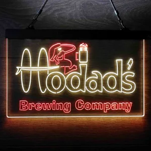 Hodad's Brewing Company Logo Neon-Like LED Sign